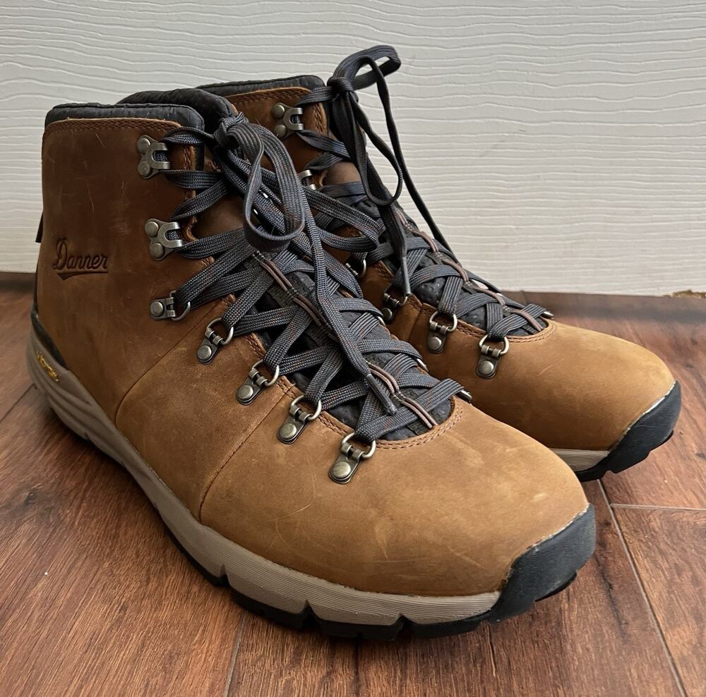 DANNER Men's Mountain 600 4.5" Rich Brown Lace Up Hiking Work Boots 11.5 NEW